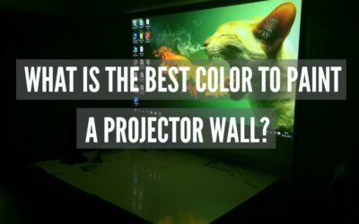 Vad är den bästa färgen för att måla en projektorvägg?